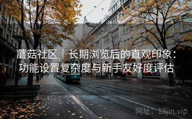 蘑菇社区｜长期浏览后的直观印象：功能设置复杂度与新手友好度评估