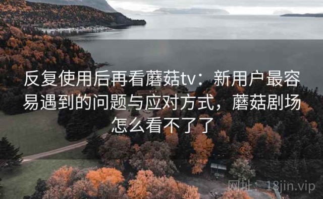 反复使用后再看蘑菇tv：新用户最容易遇到的问题与应对方式，蘑菇剧场怎么看不了了