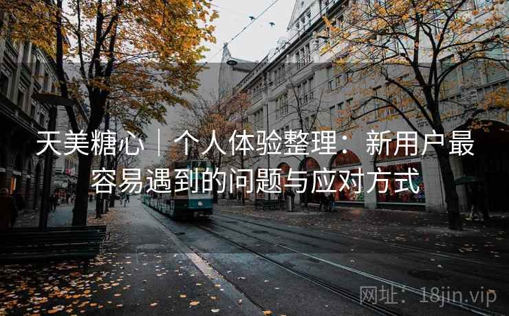 天美糖心｜个人体验整理：新用户最容易遇到的问题与应对方式