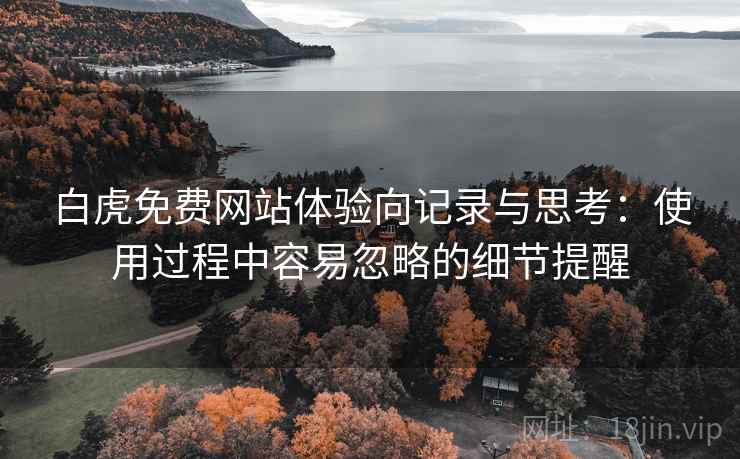 白虎免费网站体验向记录与思考：使用过程中容易忽略的细节提醒