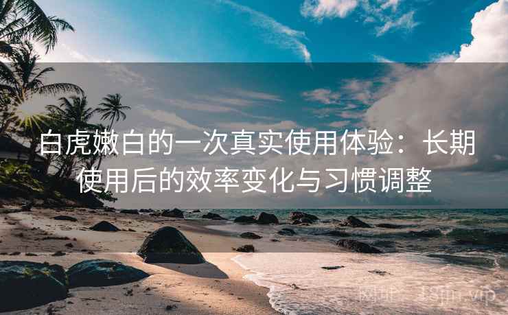 白虎嫩白的一次真实使用体验：长期使用后的效率变化与习惯调整