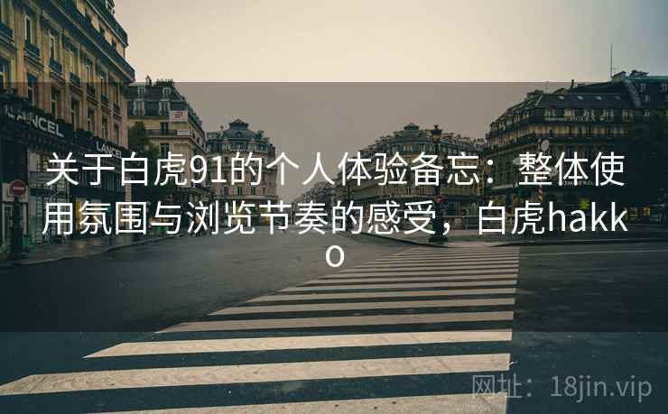 关于白虎91的个人体验备忘：整体使用氛围与浏览节奏的感受，白虎hakko